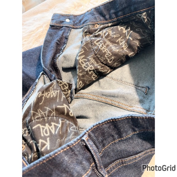 Karl Lagerfeld Logo Jeans - Picture 8 of 9